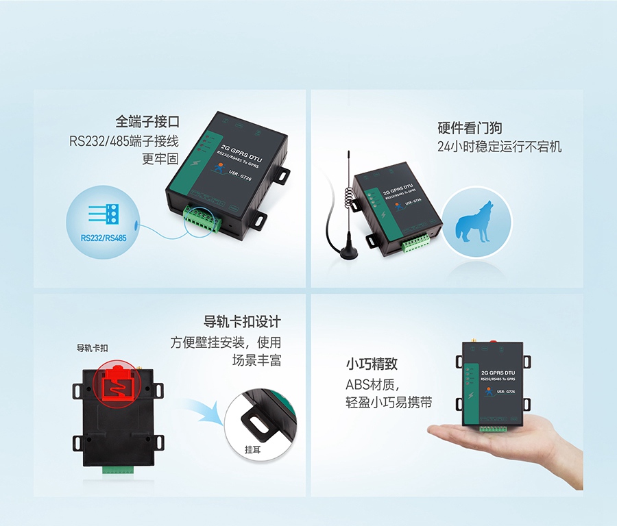 高性價比GPRS DTU硬件優(yōu)化升級