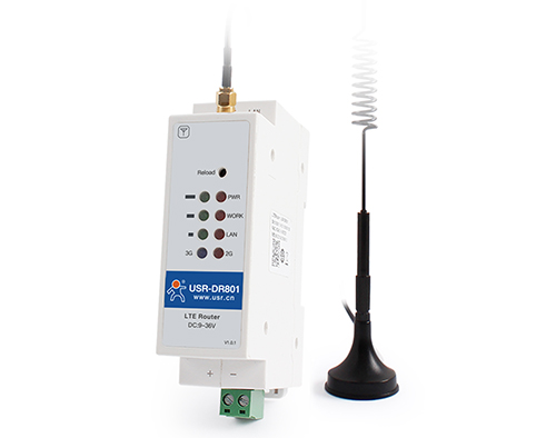 USR-DR801——導軌式4G工業(yè)路由器