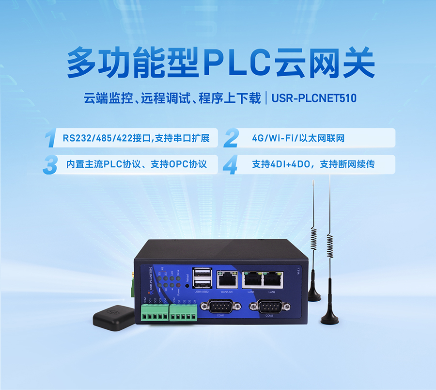 PLCƾW(wng)P֧RS485/232/422D̫W(wng)_wifi_4GW(wng)j(lin)W(wng)