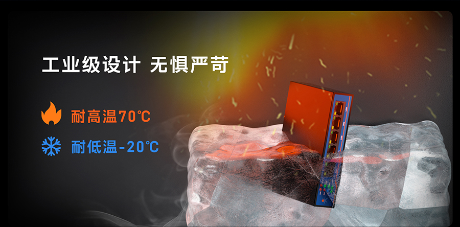 雙卡4G工業(yè)路由器是嚴(yán)寒酷暑的工業(yè)級設(shè)計